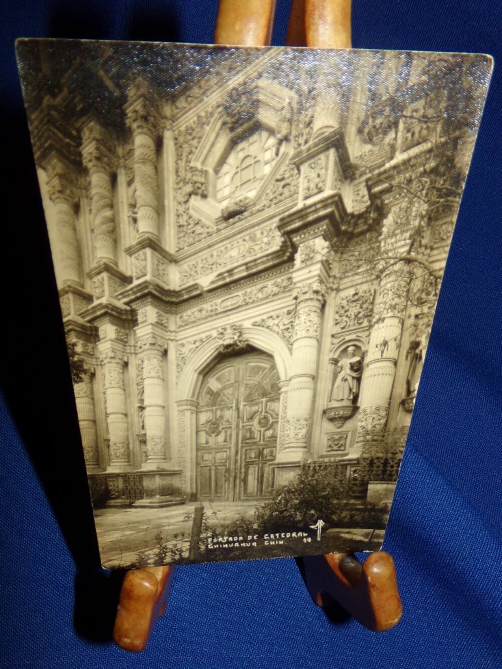 VINTAGE Porjada de Catedral RPPC Photo Postcard - Chihuahua, MEXICO